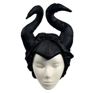 Disney Maleficent Black Horned Costume Headpiece Adult One Size